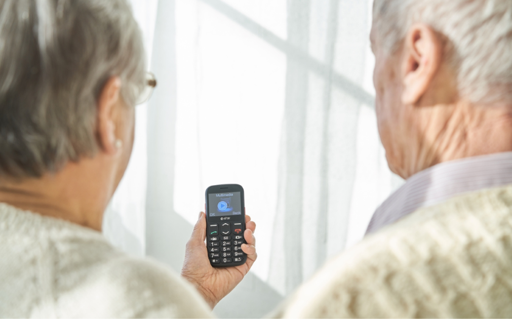 button phone
